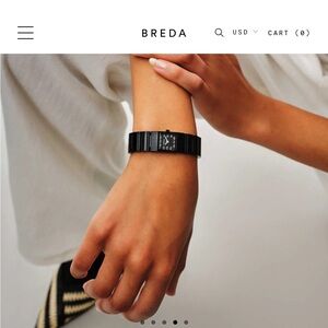 Breda Groove Watch in Midnight. NWOT